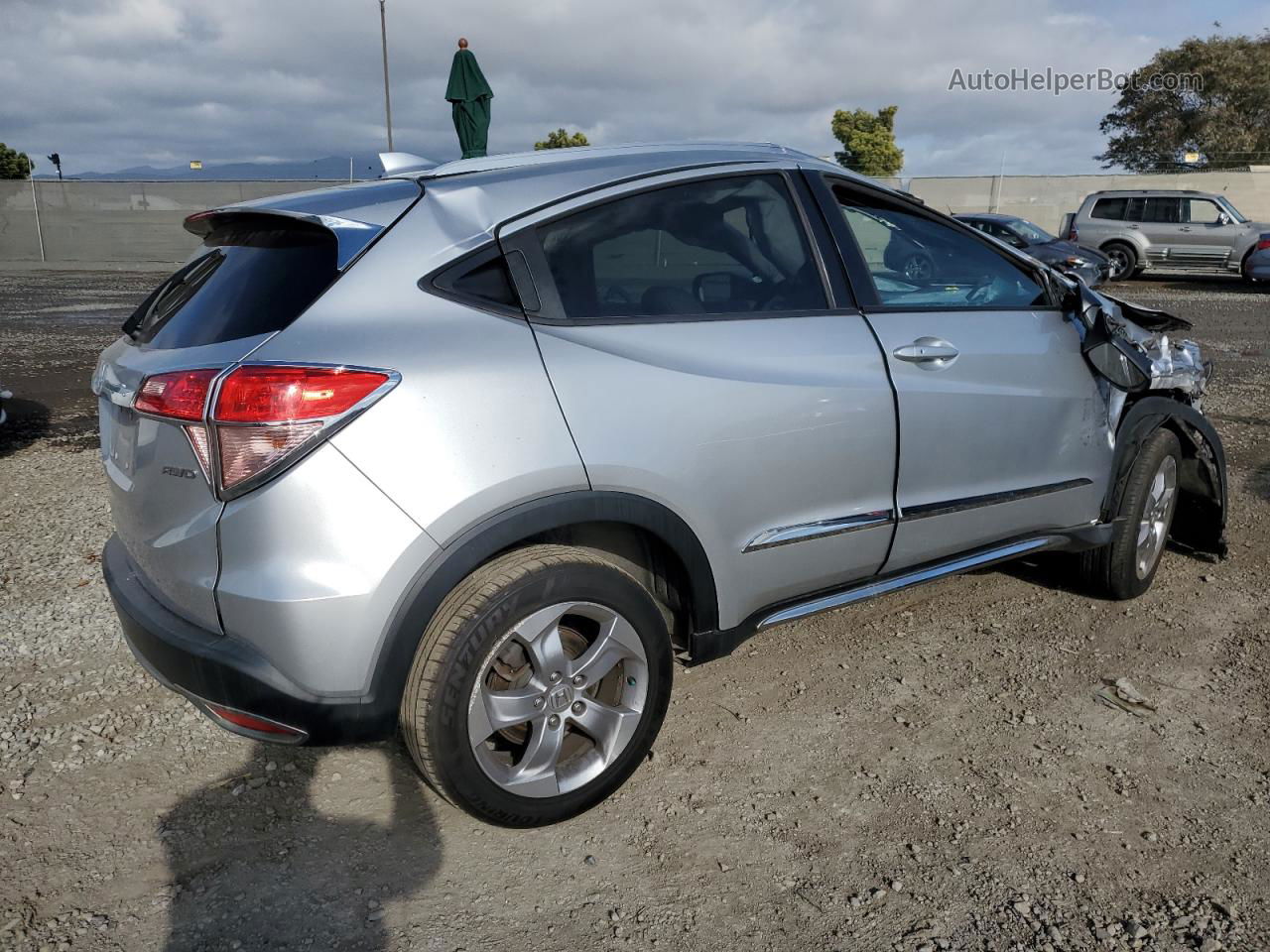 2016 Honda Hr-v Exl Silver vin: 3CZRU6H71GM757247