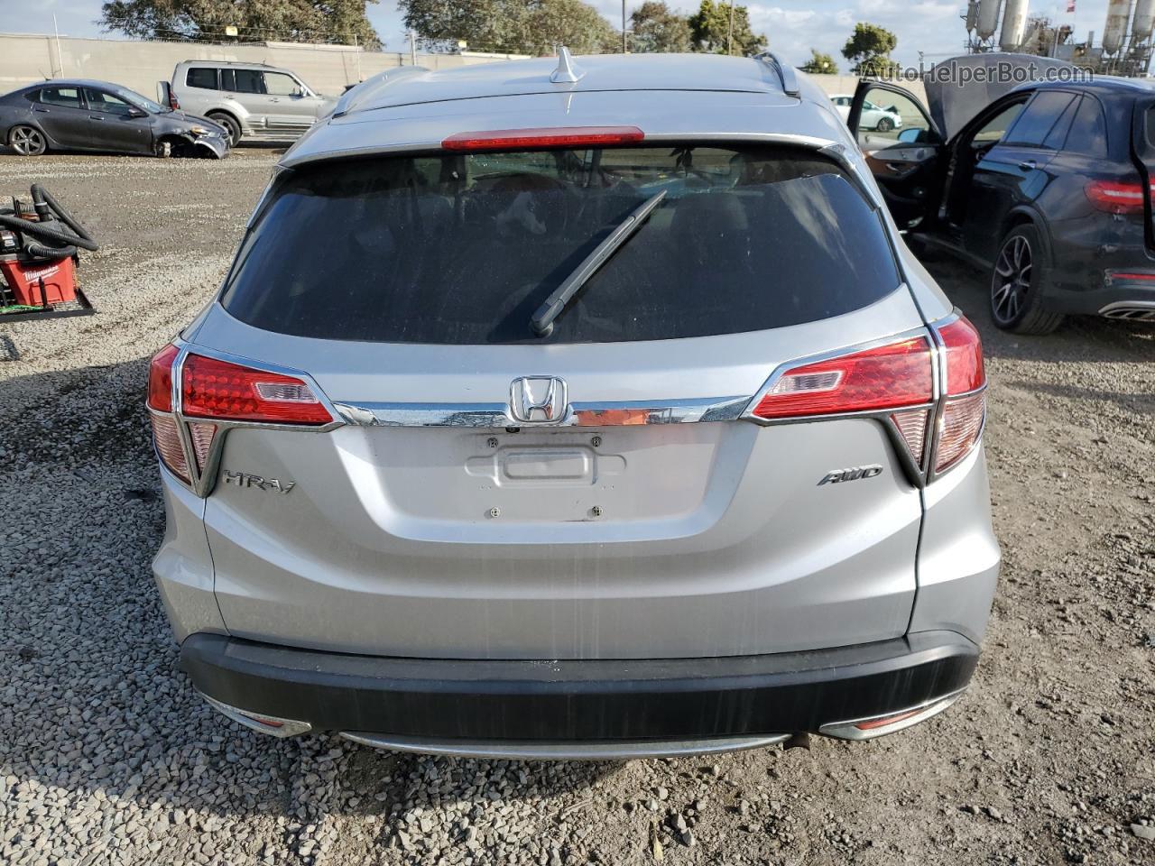 2016 Honda Hr-v Exl Silver vin: 3CZRU6H71GM757247