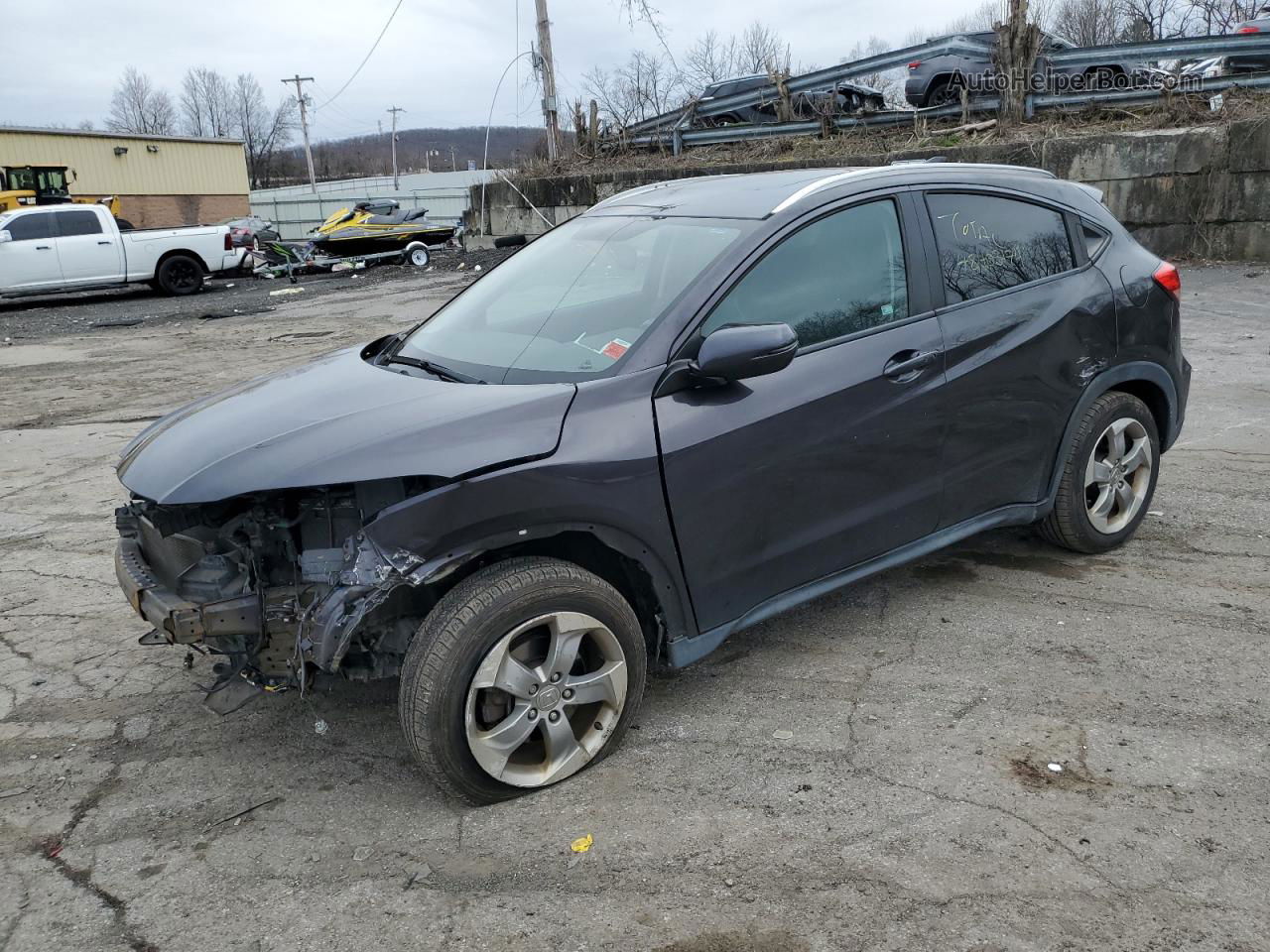 2016 Honda Hr-v Exl Угольный vin: 3CZRU6H71GM758883