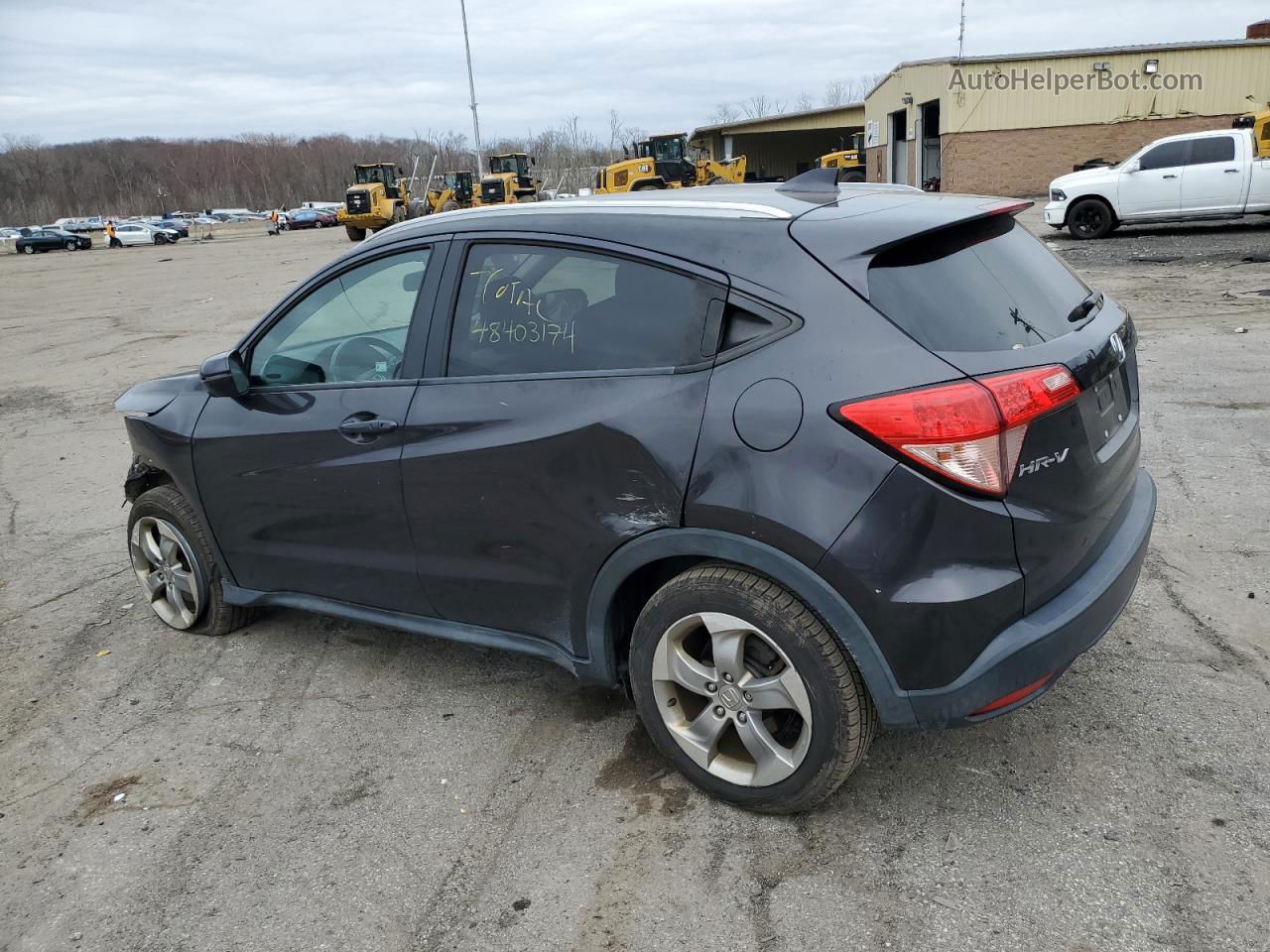 2016 Honda Hr-v Exl Charcoal vin: 3CZRU6H71GM758883