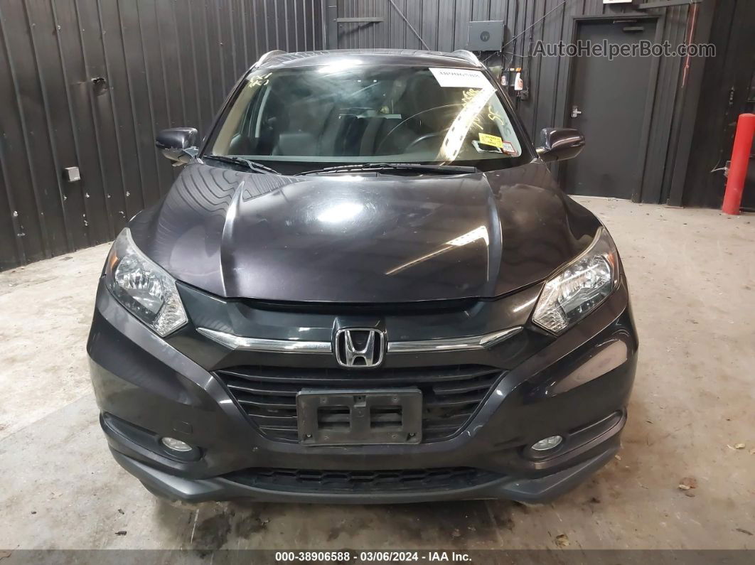 2017 Honda Hr-v Ex-l Gray vin: 3CZRU6H71HM705442