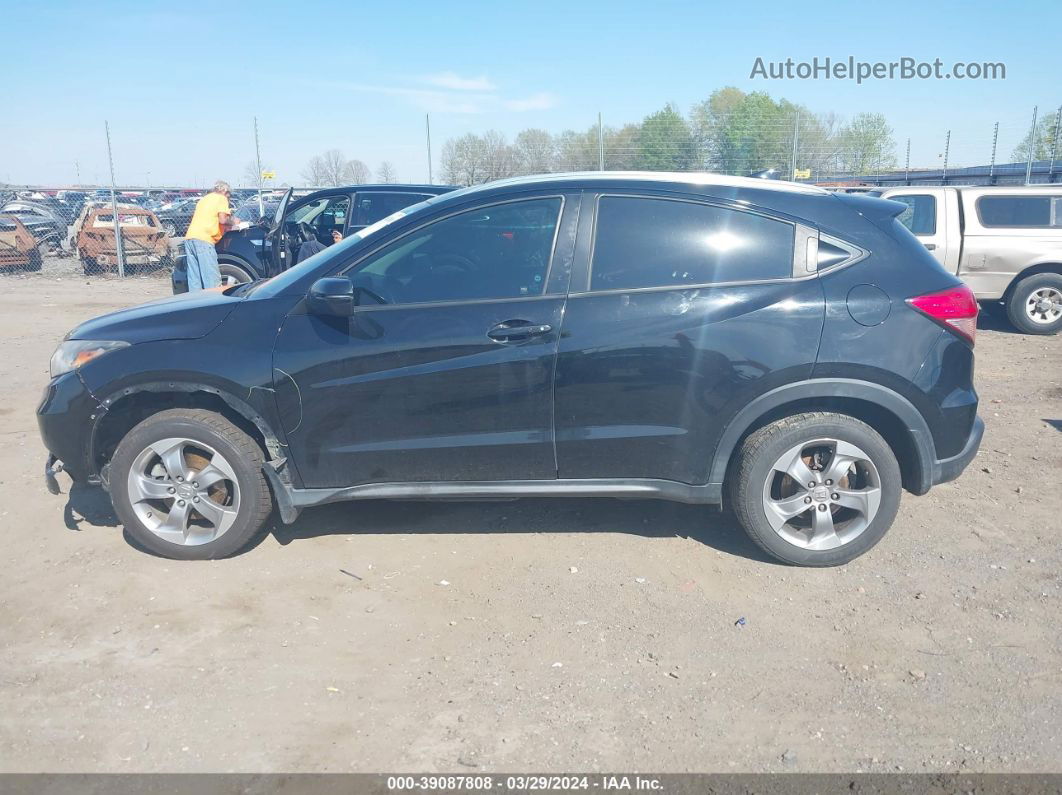 2017 Honda Hr-v Ex-l Black vin: 3CZRU6H71HM706901