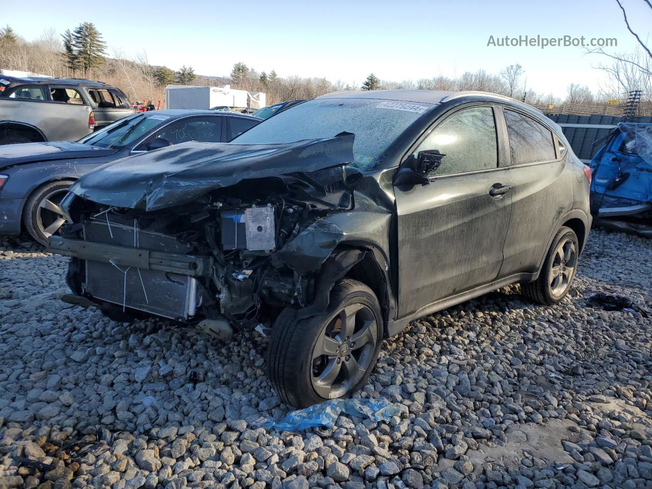 2017 Honda Hr-v Exl Green vin: 3CZRU6H71HM730096