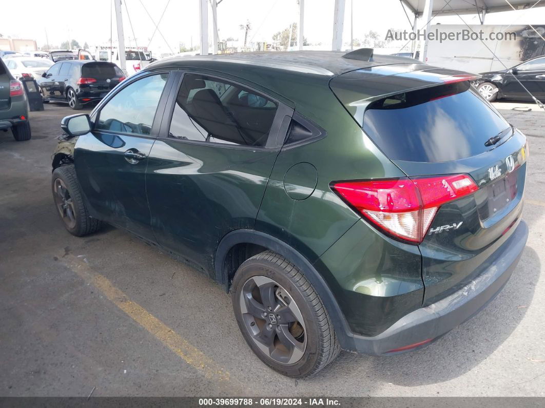 2018 Honda Hr-v Ex-l Green vin: 3CZRU6H71JM701980