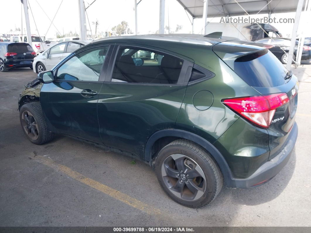 2018 Honda Hr-v Ex-l Green vin: 3CZRU6H71JM701980