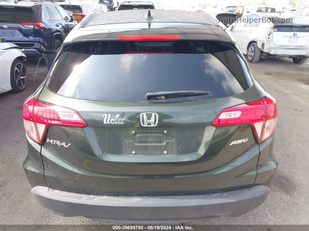 2018 Honda Hr-v Ex-l Green vin: 3CZRU6H71JM701980