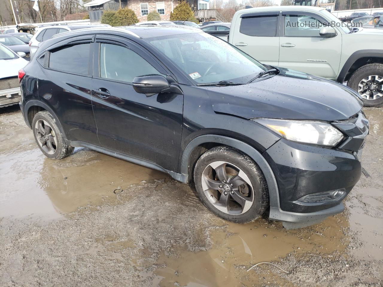 2018 Honda Hr-v Exl Black vin: 3CZRU6H71JM702241