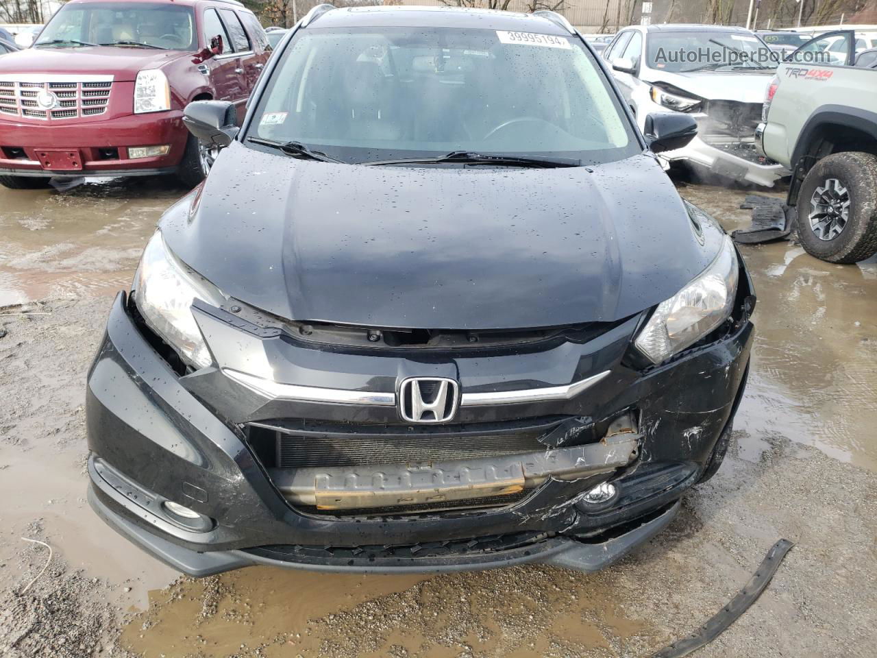 2018 Honda Hr-v Exl Black vin: 3CZRU6H71JM702241