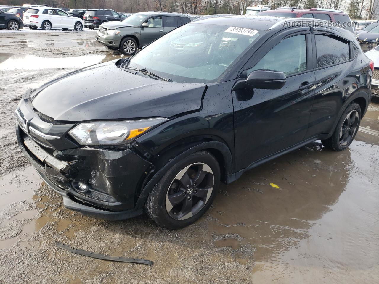 2018 Honda Hr-v Exl Black vin: 3CZRU6H71JM702241