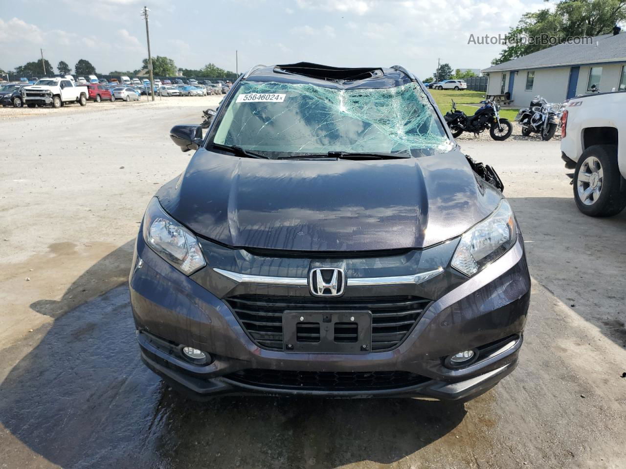 2018 Honda Hr-v Exl Gray vin: 3CZRU6H71JM715846