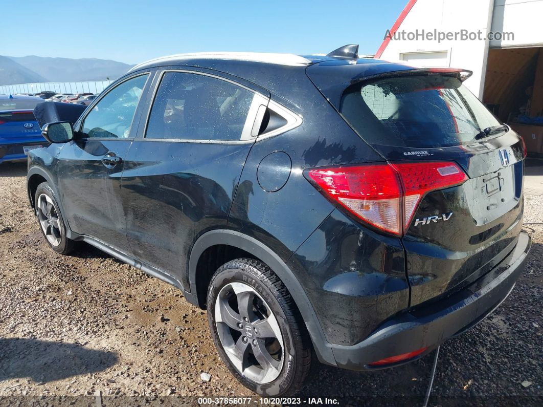 2018 Honda Hr-v Ex-l Black vin: 3CZRU6H71JM716057