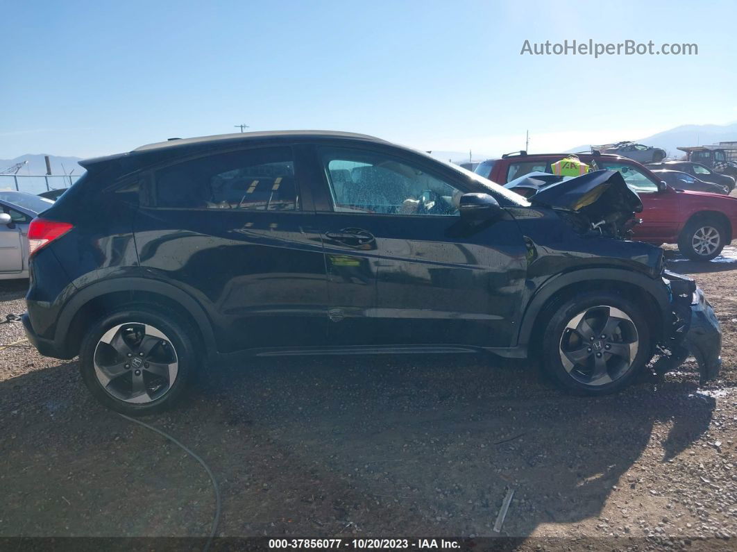 2018 Honda Hr-v Ex-l Black vin: 3CZRU6H71JM716057