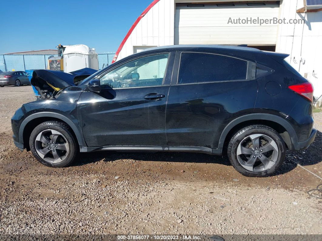 2018 Honda Hr-v Ex-l Black vin: 3CZRU6H71JM716057