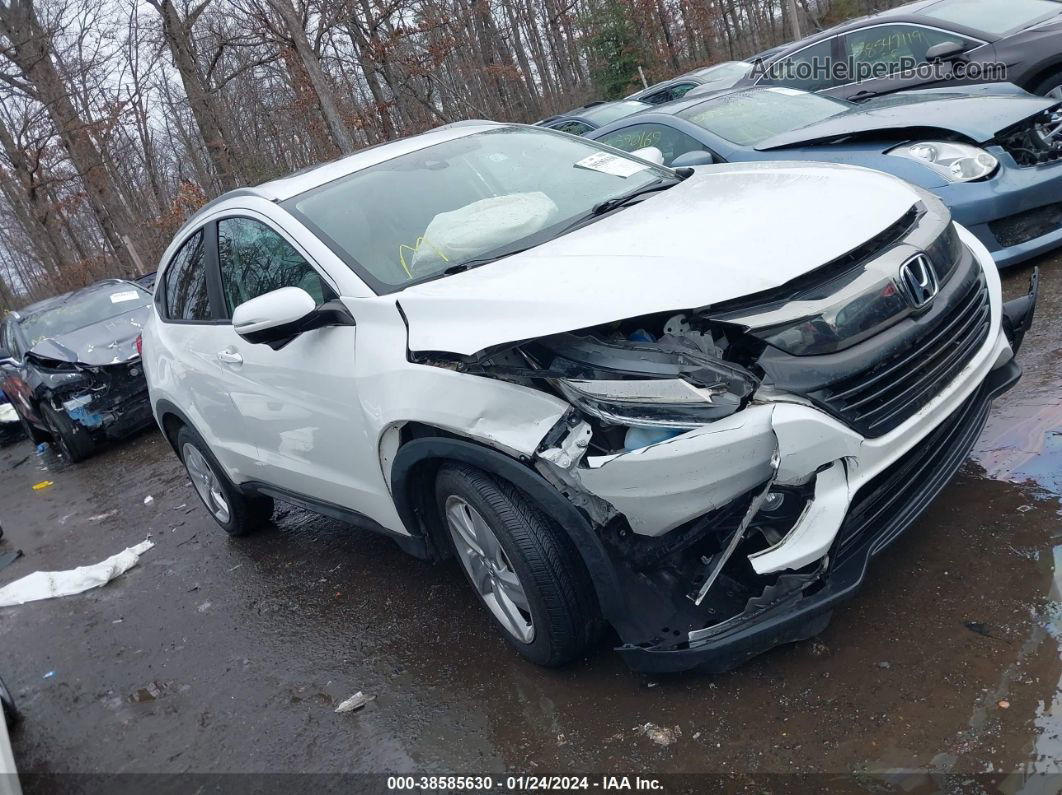 2019 Honda Hr-v Ex-l White vin: 3CZRU6H71KM722426