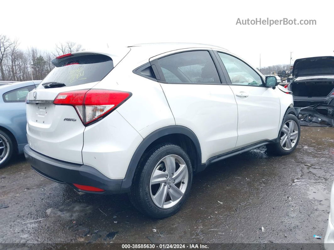 2019 Honda Hr-v Ex-l White vin: 3CZRU6H71KM722426