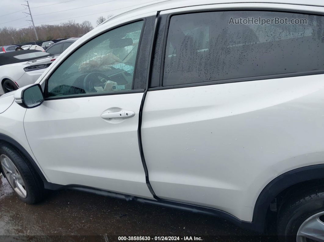 2019 Honda Hr-v Ex-l White vin: 3CZRU6H71KM722426