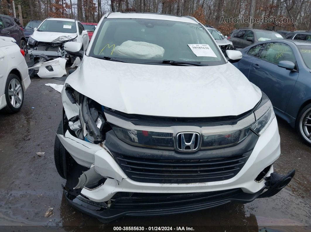 2019 Honda Hr-v Ex-l White vin: 3CZRU6H71KM722426