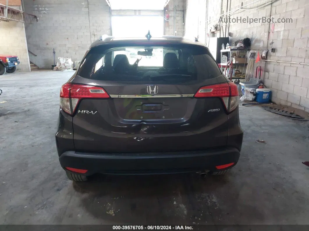 2021 Honda Hr-v Awd Ex-l Brown vin: 3CZRU6H71MM722011