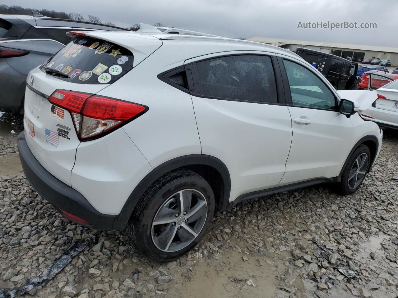 2021 Honda Hr-v Exl White vin: 3CZRU6H71MM738287