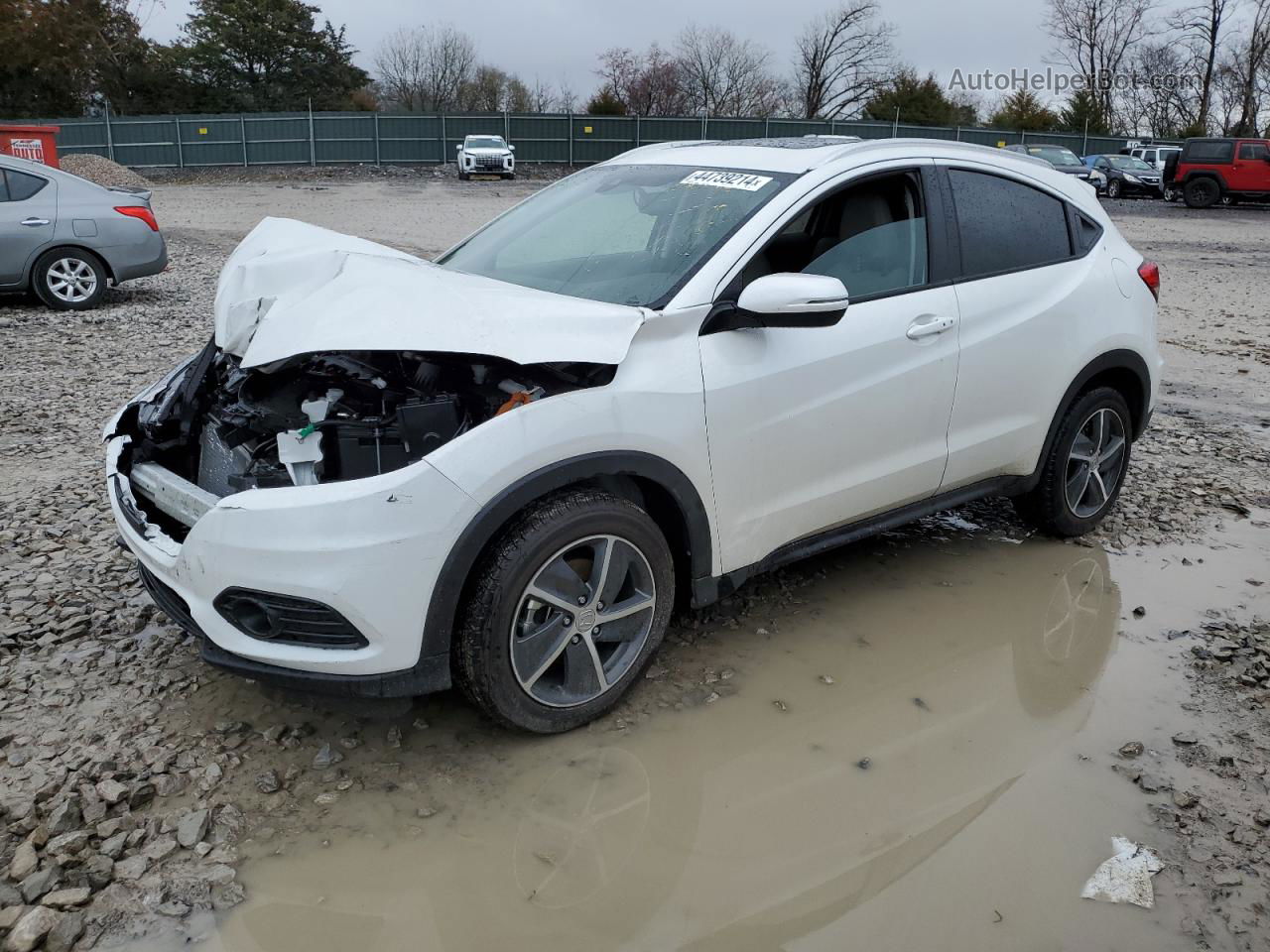 2021 Honda Hr-v Exl White vin: 3CZRU6H71MM738287