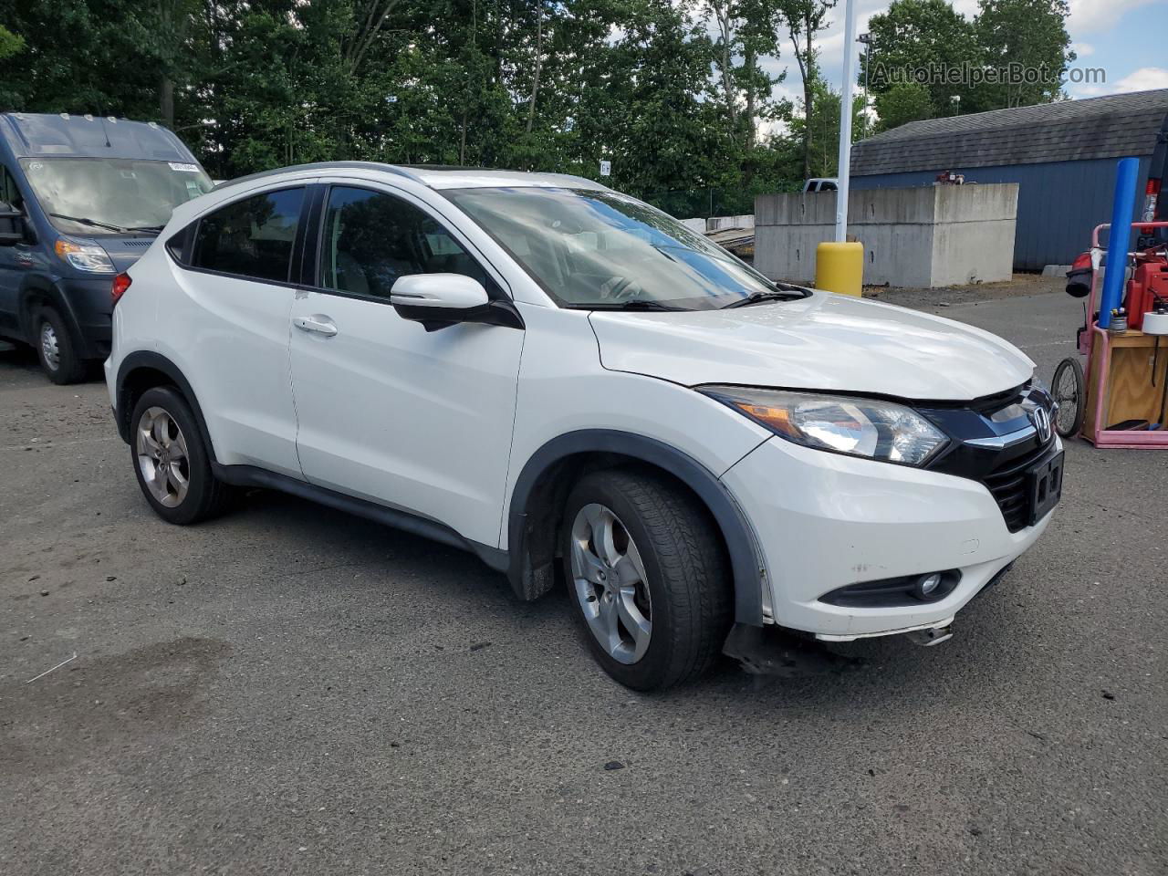 2016 Honda Hr-v Exl Белый vin: 3CZRU6H72GM701771