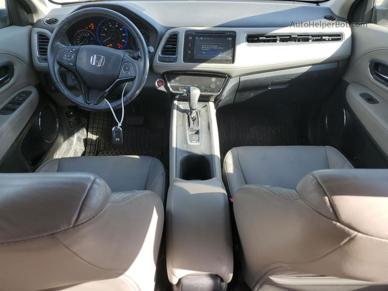 2016 Honda Hr-v Exl Серебряный vin: 3CZRU6H72GM731191