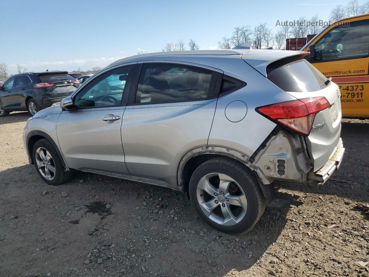 2016 Honda Hr-v Exl Silver vin: 3CZRU6H72GM731191