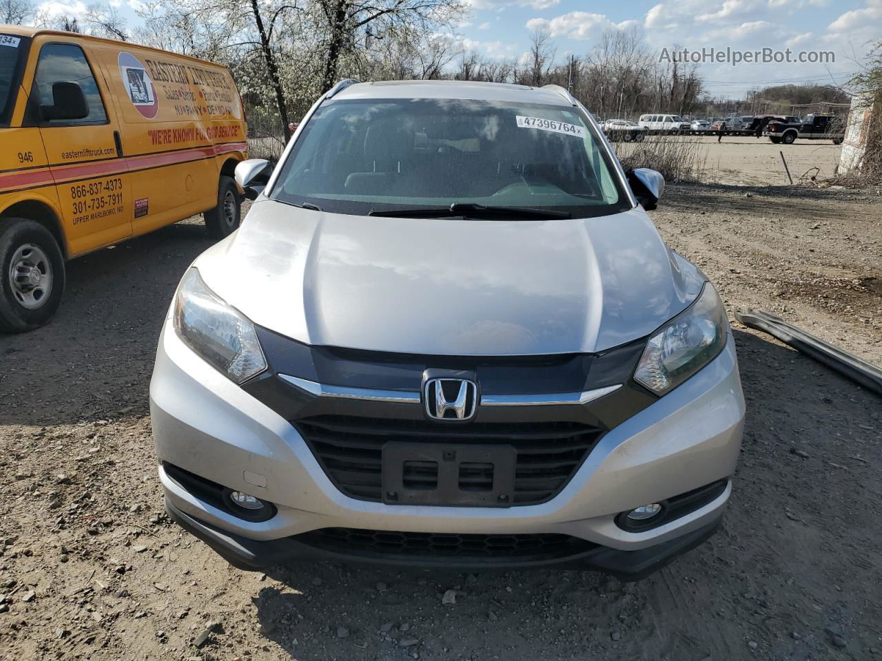 2016 Honda Hr-v Exl Silver vin: 3CZRU6H72GM731191