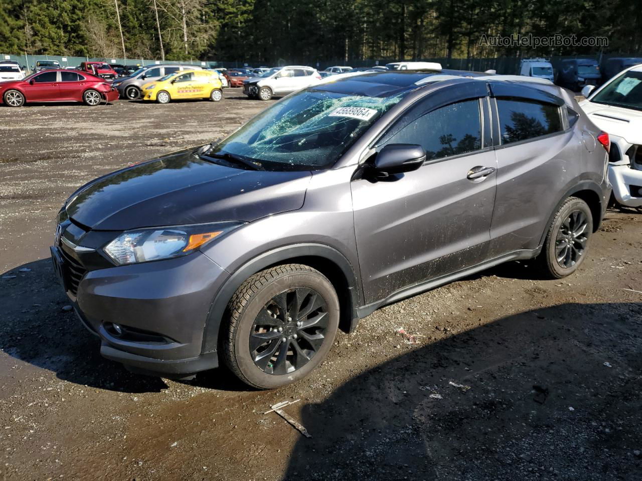 2016 Honda Hr-v Exl Gray vin: 3CZRU6H72GM769956