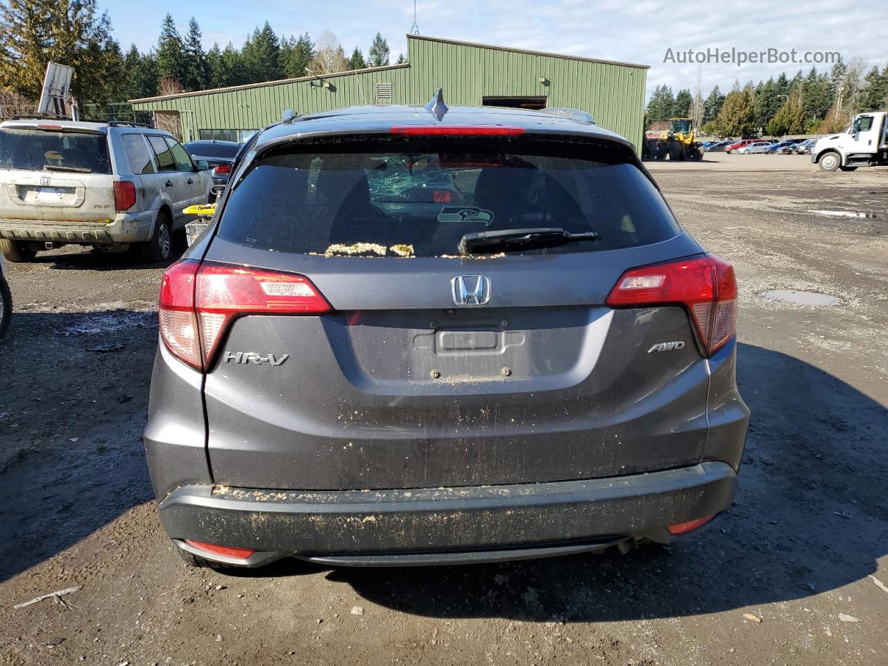 2016 Honda Hr-v Exl Gray vin: 3CZRU6H72GM769956