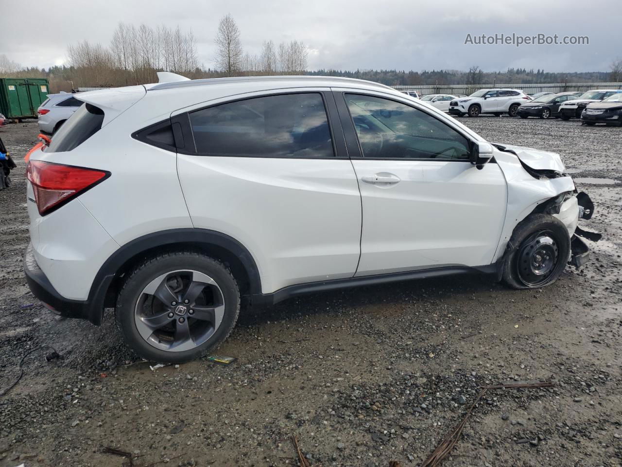 2018 Honda Hr-v Exl White vin: 3CZRU6H72JM700451