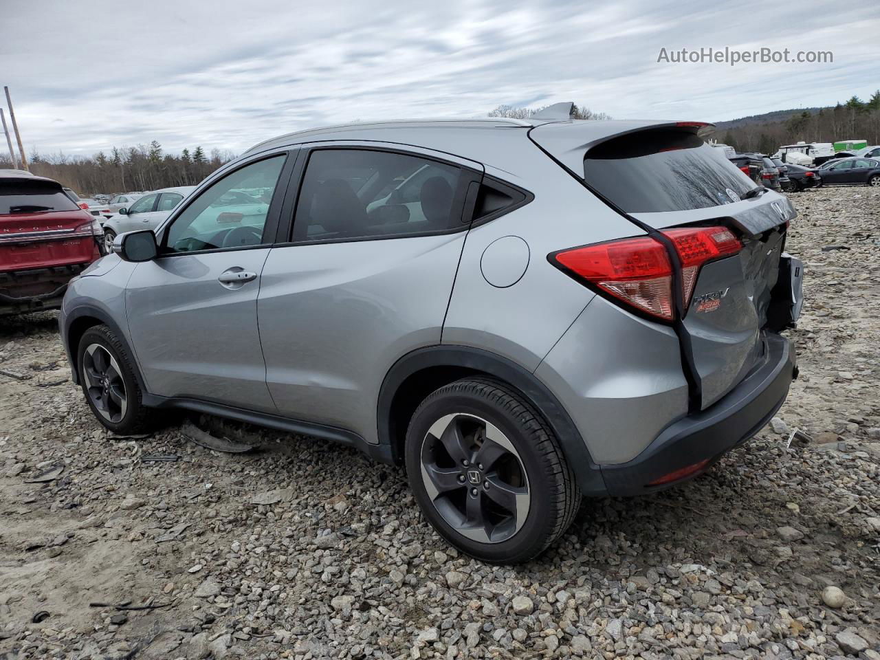 2018 Honda Hr-v Exl Silver vin: 3CZRU6H72JM707691