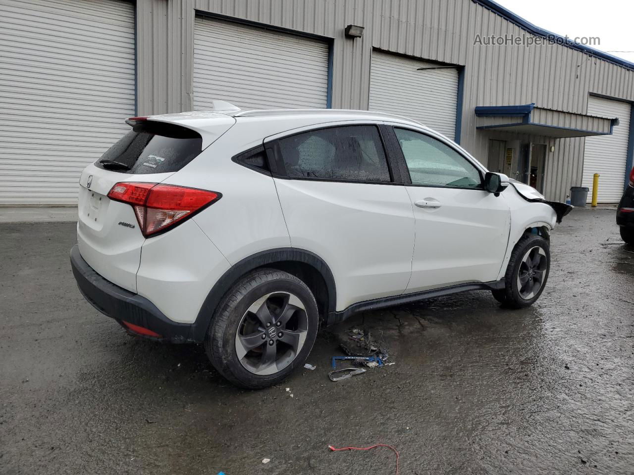 2018 Honda Hr-v Exl White vin: 3CZRU6H72JM710204