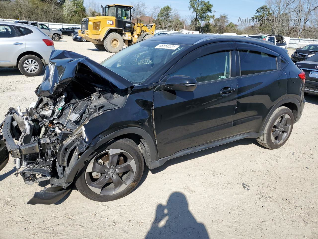 2018 Honda Hr-v Exl Black vin: 3CZRU6H72JM727665