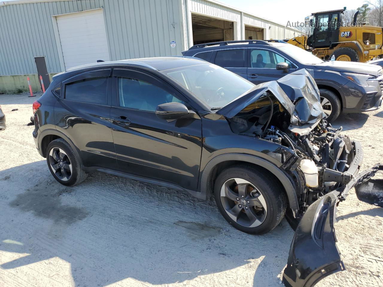 2018 Honda Hr-v Exl Black vin: 3CZRU6H72JM727665