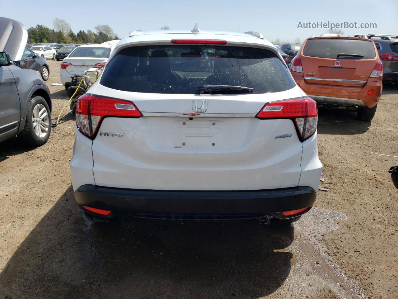 2021 Honda Hr-v Exl White vin: 3CZRU6H72MM730134