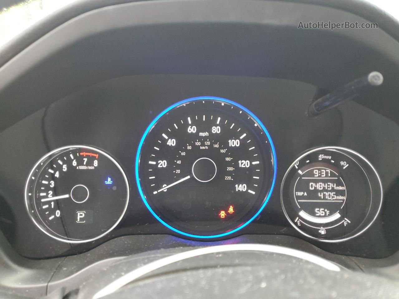 2016 Honda Hr-v Exl Серый vin: 3CZRU6H73GM700662