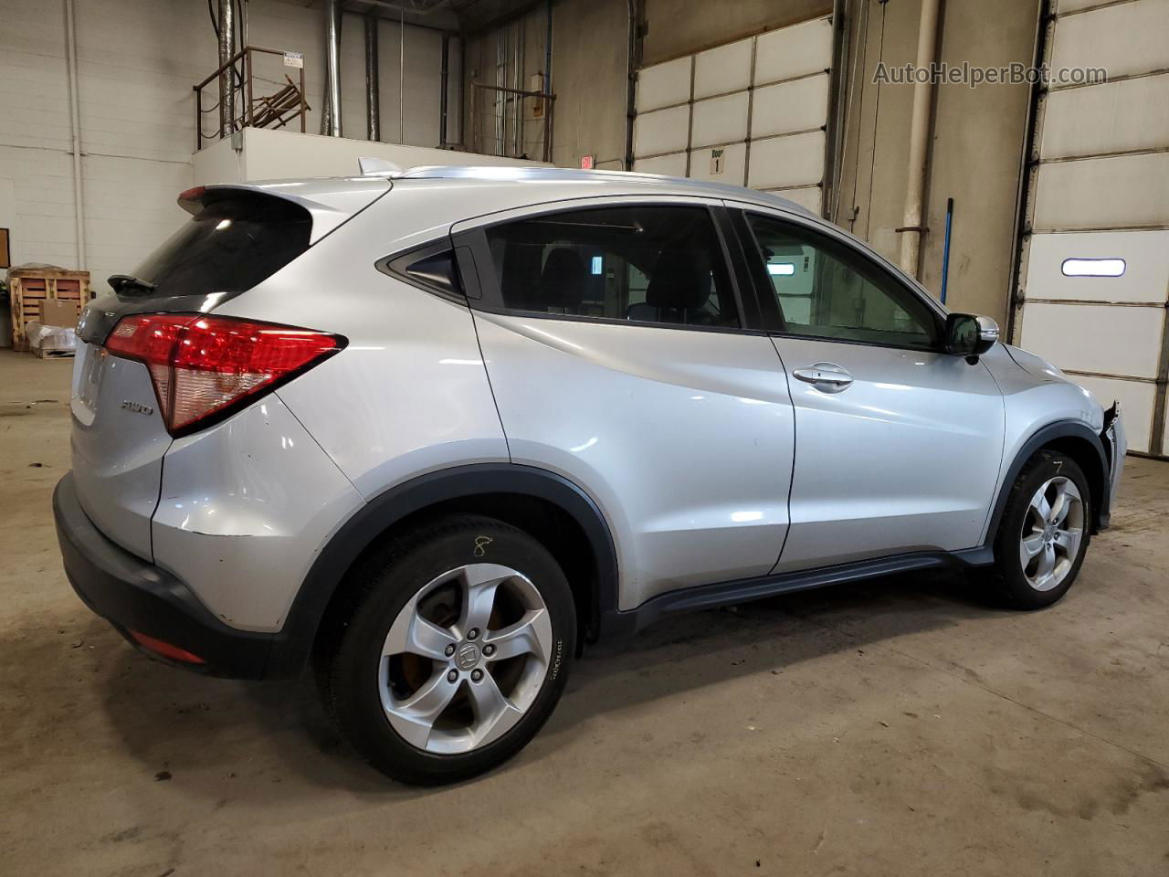 2016 Honda Hr-v Exl Silver vin: 3CZRU6H73GM726386