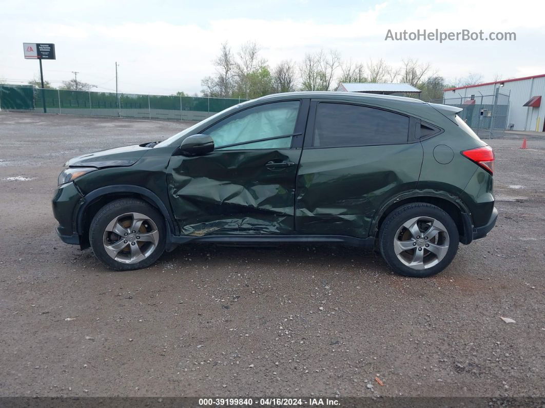 2016 Honda Hr-v Ex-l Green vin: 3CZRU6H73GM764166