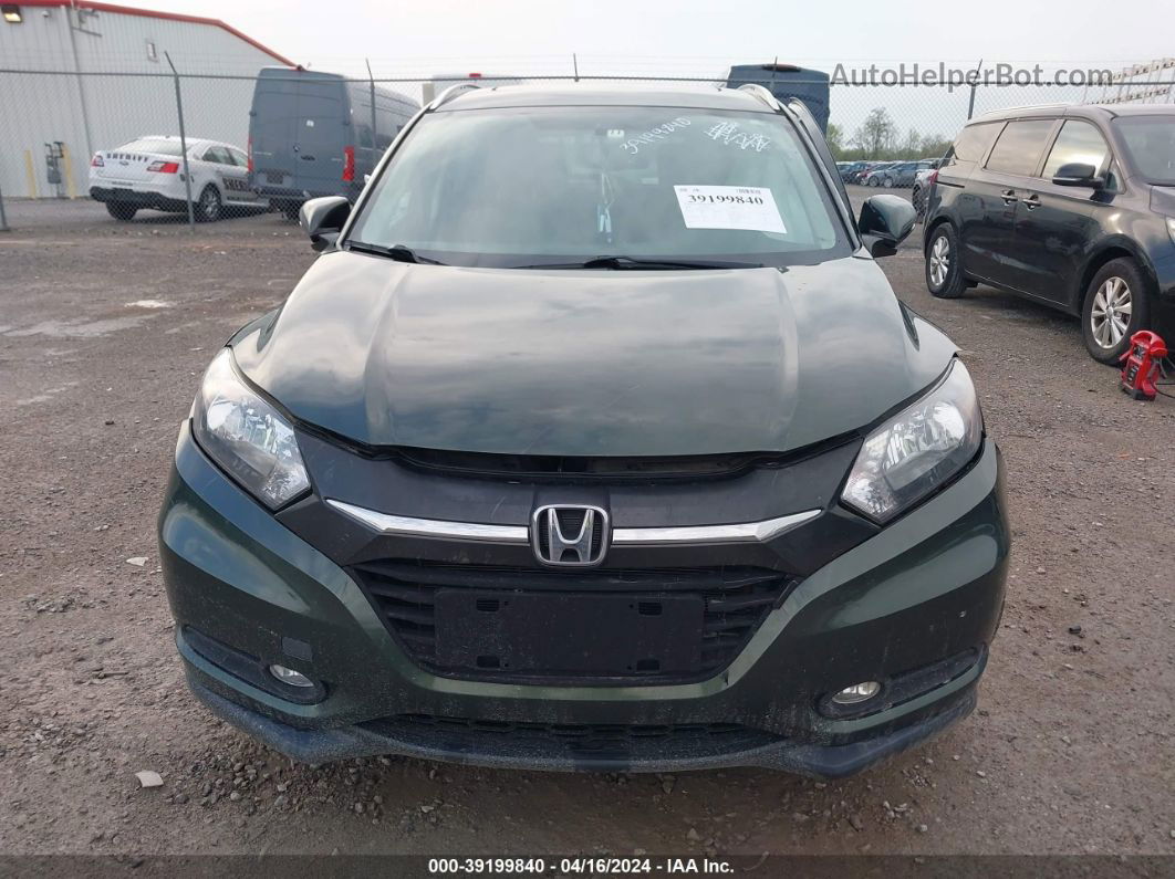 2016 Honda Hr-v Ex-l Зеленый vin: 3CZRU6H73GM764166