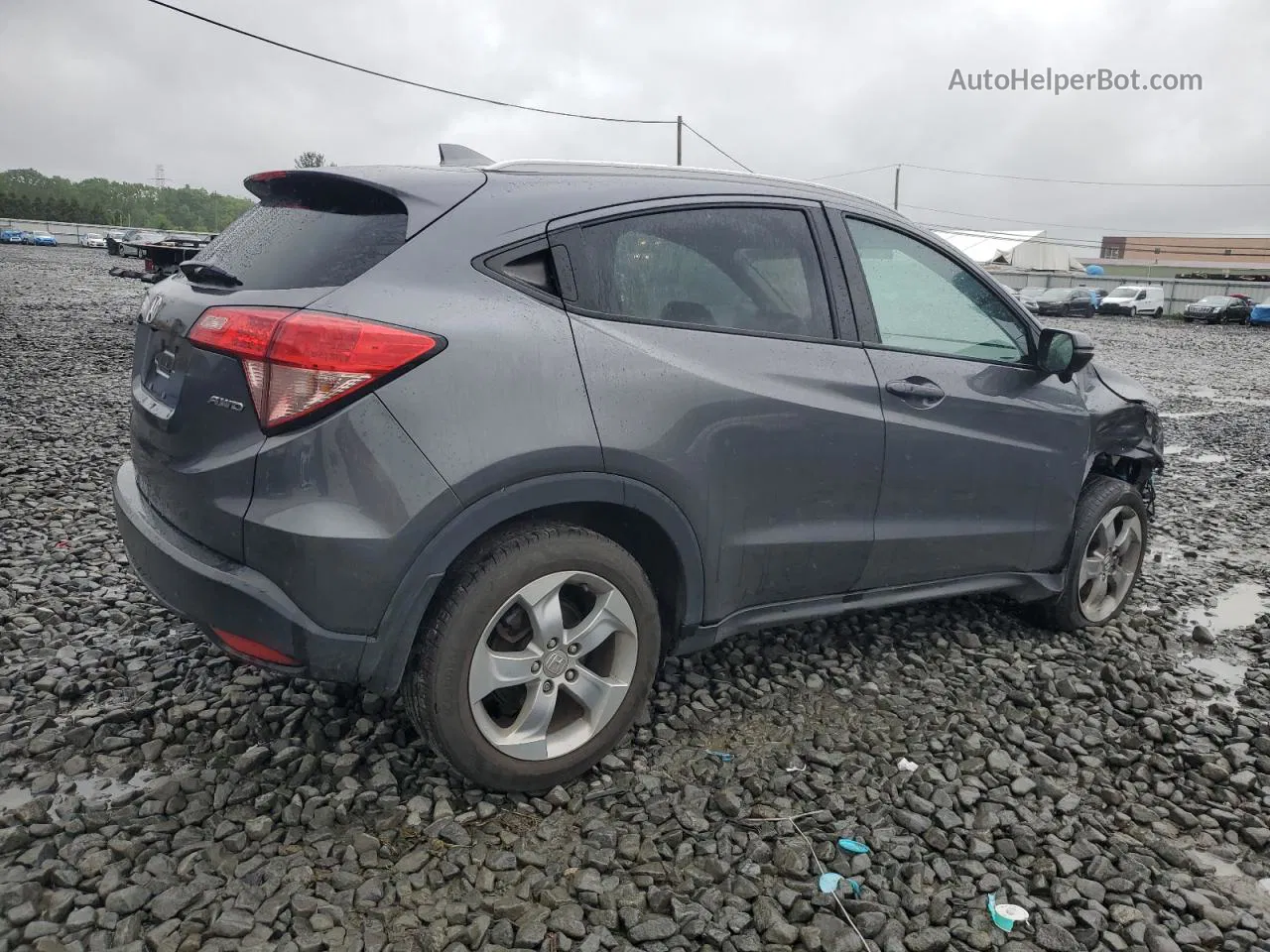 2017 Honda Hr-v Exl Gray vin: 3CZRU6H73HM705829