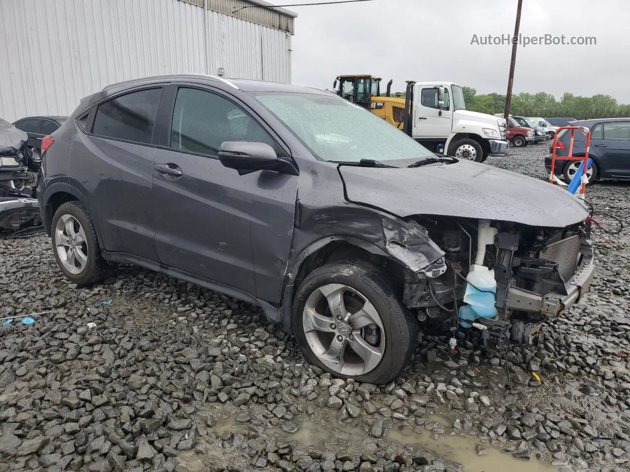 2017 Honda Hr-v Exl Gray vin: 3CZRU6H73HM705829