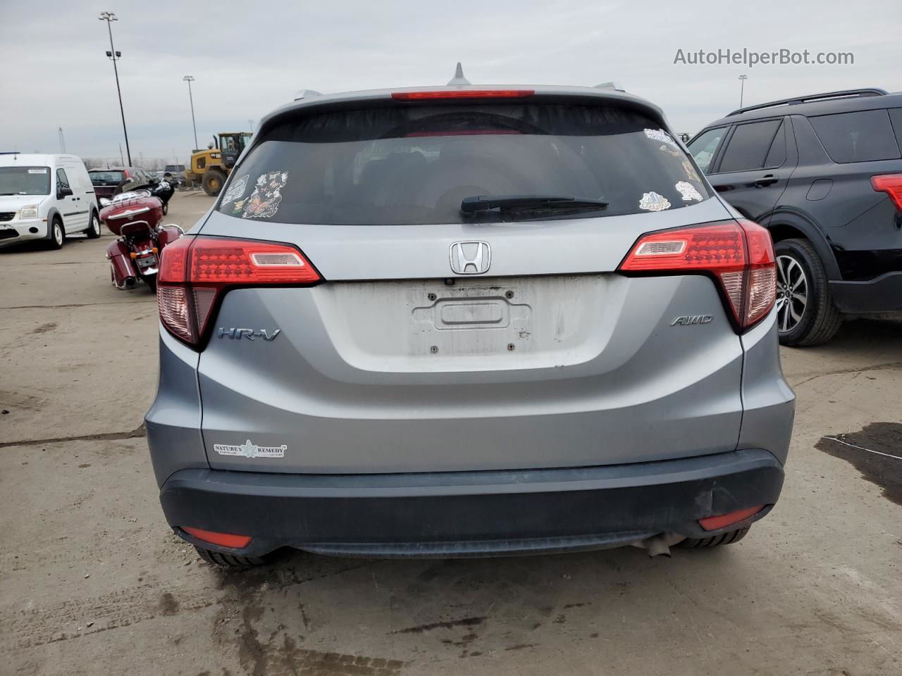 2017 Honda Hr-v Exl Silver vin: 3CZRU6H73HM720508