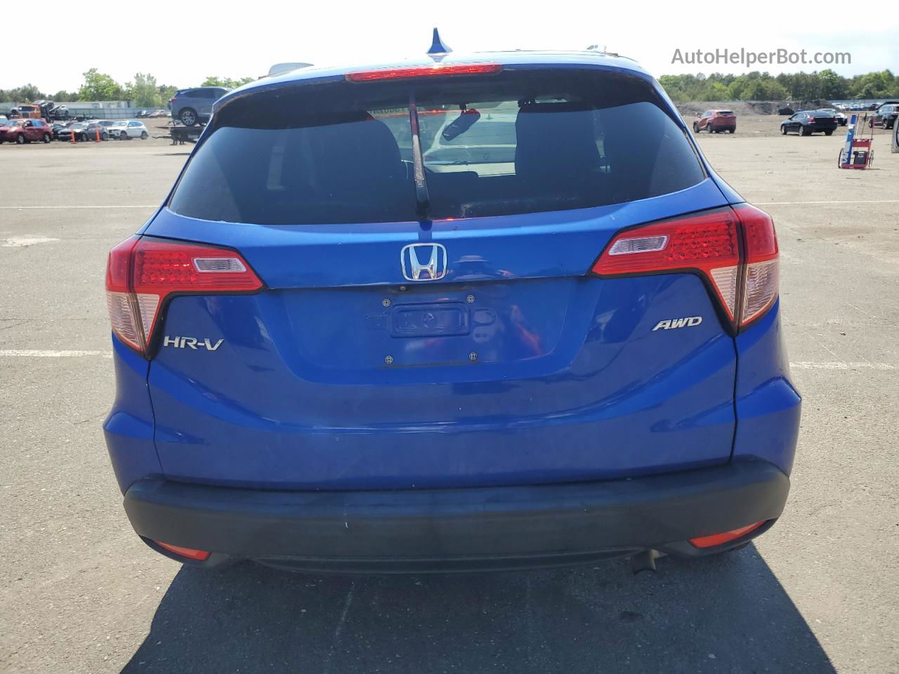 2018 Honda Hr-v Exl Blue vin: 3CZRU6H73JM710289