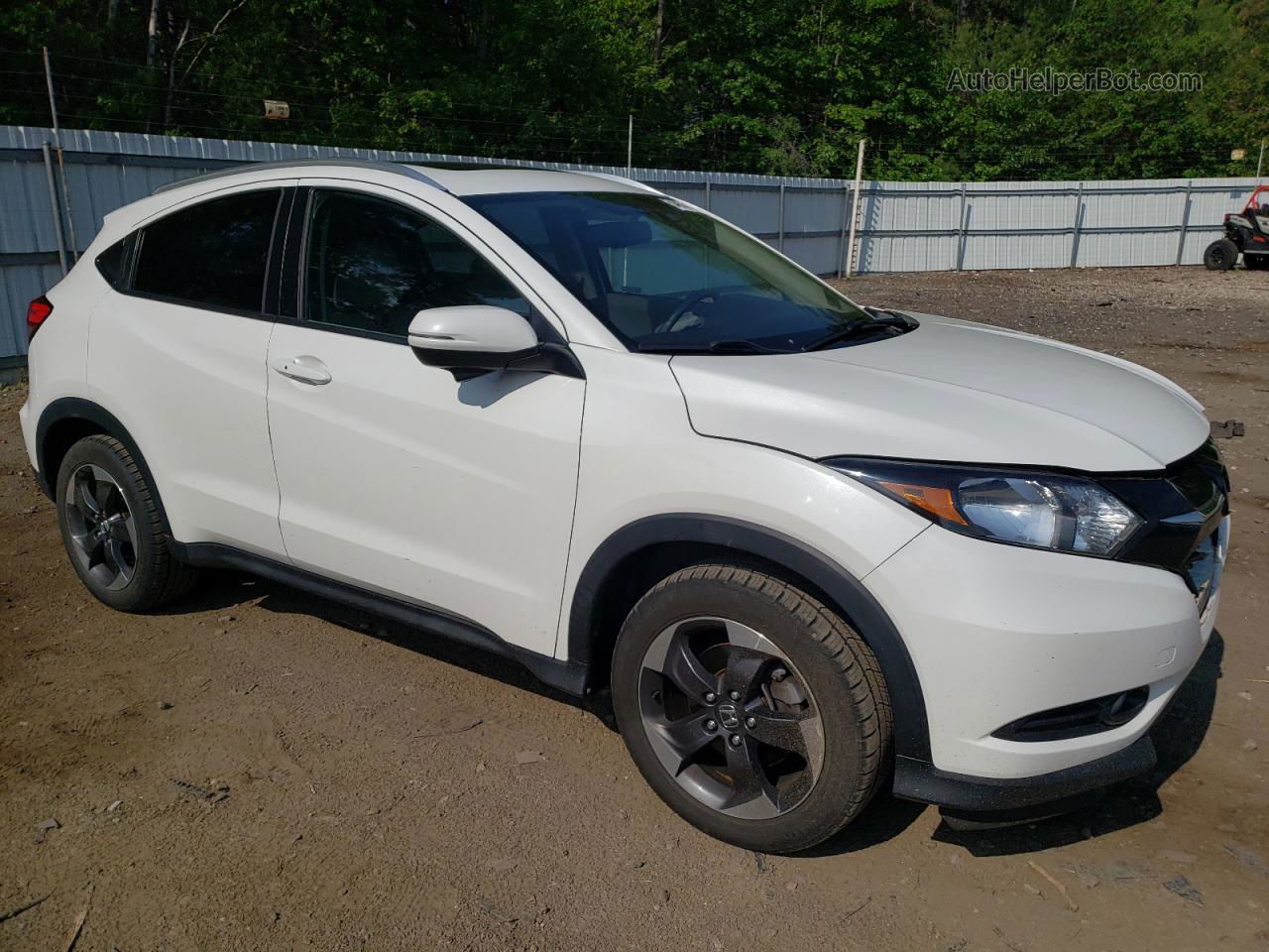 2018 Honda Hr-v Exl White vin: 3CZRU6H73JM716674