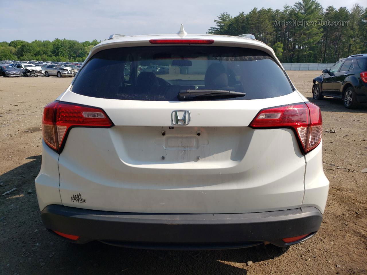 2018 Honda Hr-v Exl White vin: 3CZRU6H73JM716674