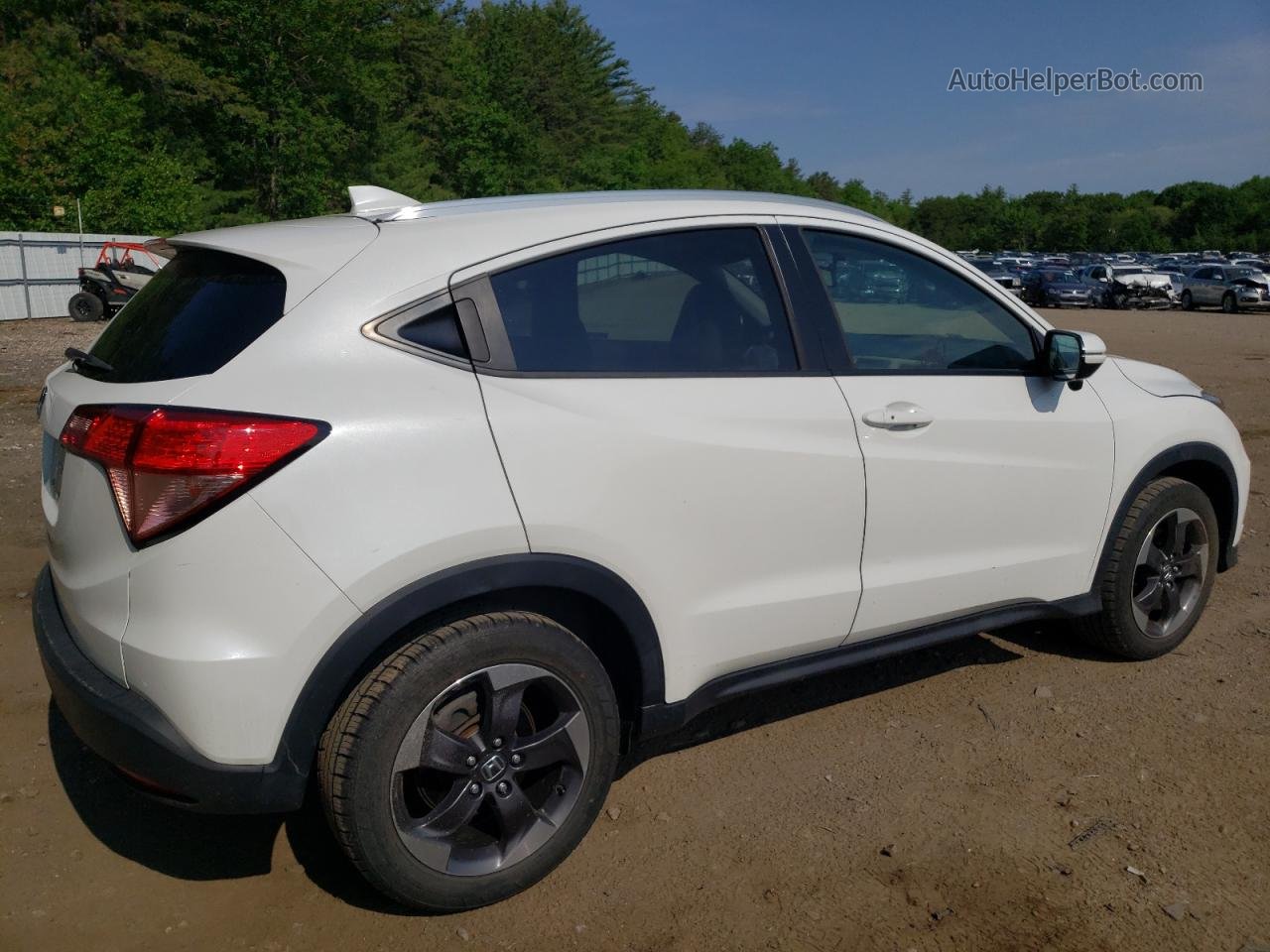 2018 Honda Hr-v Exl White vin: 3CZRU6H73JM716674