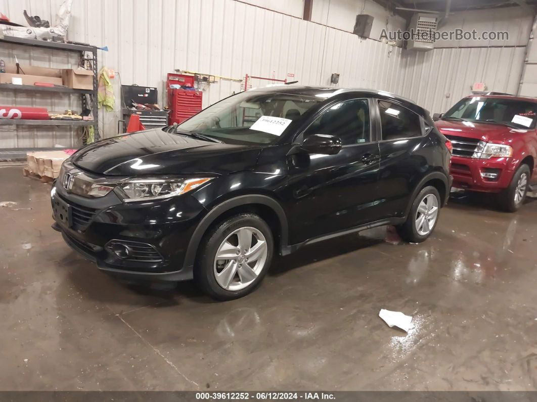 2019 Honda Hr-v Ex-l Black vin: 3CZRU6H73KM708950