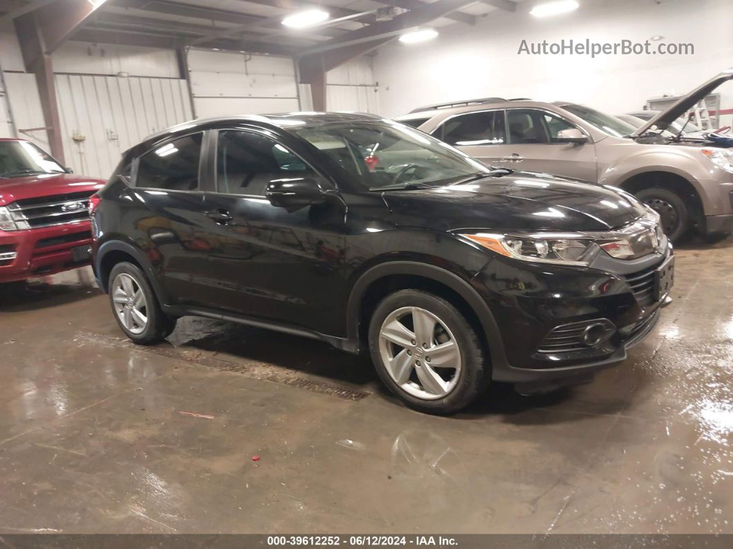 2019 Honda Hr-v Ex-l Black vin: 3CZRU6H73KM708950