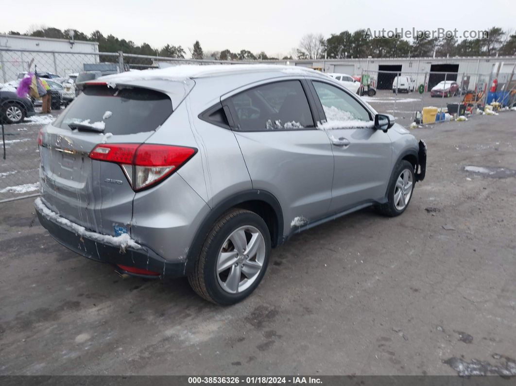 2019 Honda Hr-v Ex-l Silver vin: 3CZRU6H73KM722380